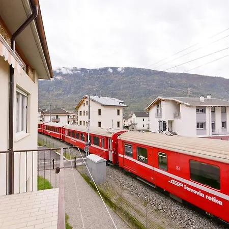 Alp Gruem - 8 Min Walk To Bernina Express - Garden & Parking טיראנו